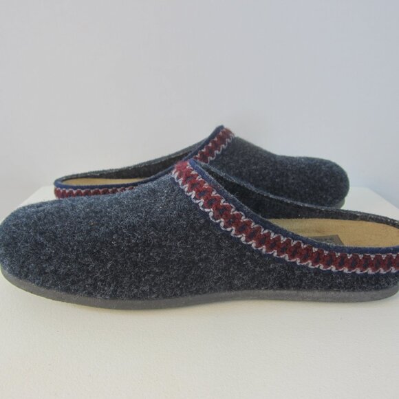 Sorel Kaufman Canada Men 8 Blue Boiled Wool Mules Slippers Slip On Women 9 Shoe main image 9